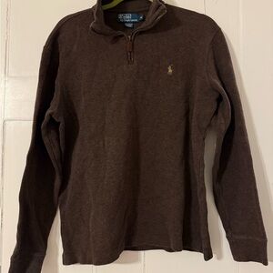 Polo Ralph Lauren Brown quarter zip Sweater
